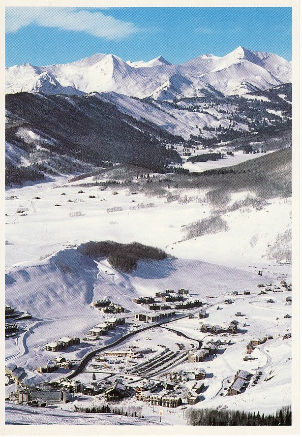 Crested Butte Ski Area. Crested Butte, Colorado Postcard.