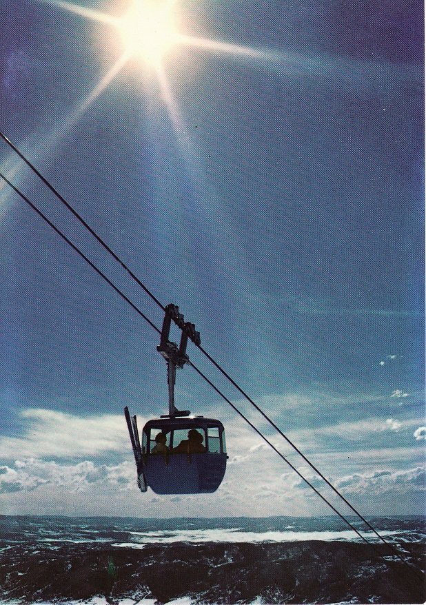 Wintertime in the Rockies.  Colorado Postcard.