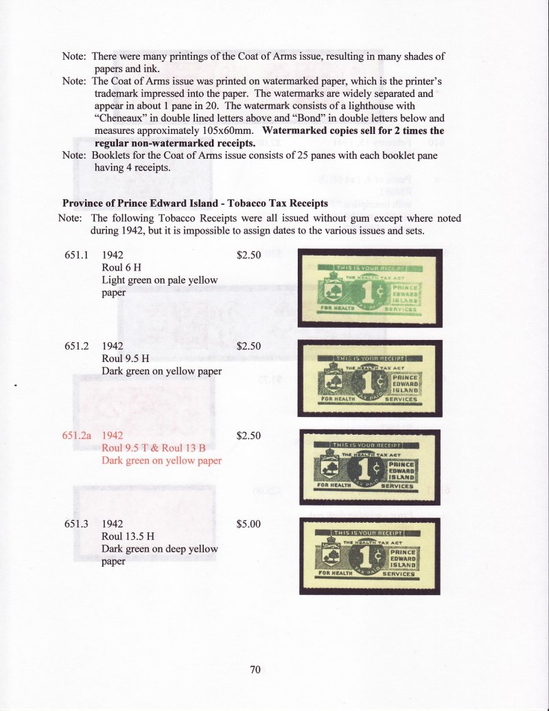 Green's Catalog, Canadian Local and Provincial TB Seals, 2007 ed., page 70