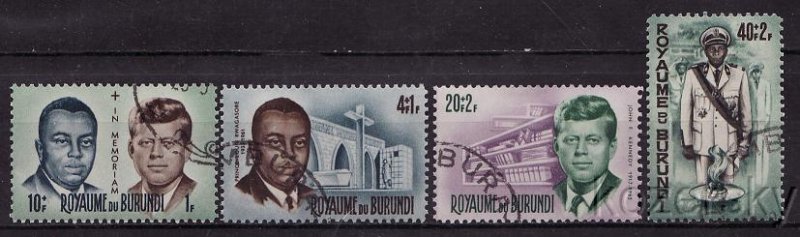 Burundi B23-6, Prince Louis Rwagasae, President John F. Kennedy, NH