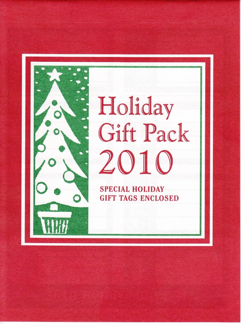 110-1.9x1, 2010 ALA Christmas Seal Designs Gift Tag Booklet, GENGPFY11