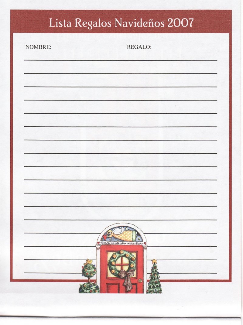 07-1.9x1a, 2007 ALA Spanish Text Christmas Seal Designs Gift Tag Booklet B4025, inside front cover
