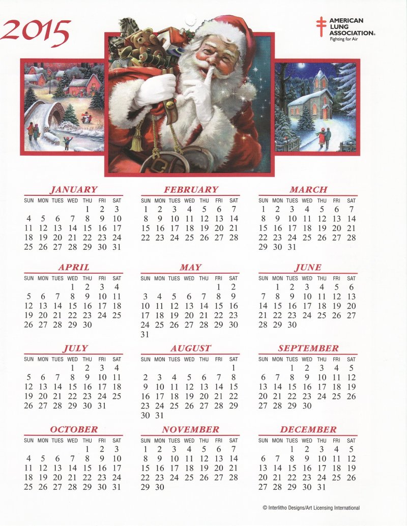 CL114-T4, 2015 U.S. Christmas Seals Themed Calendar, CalInt-08