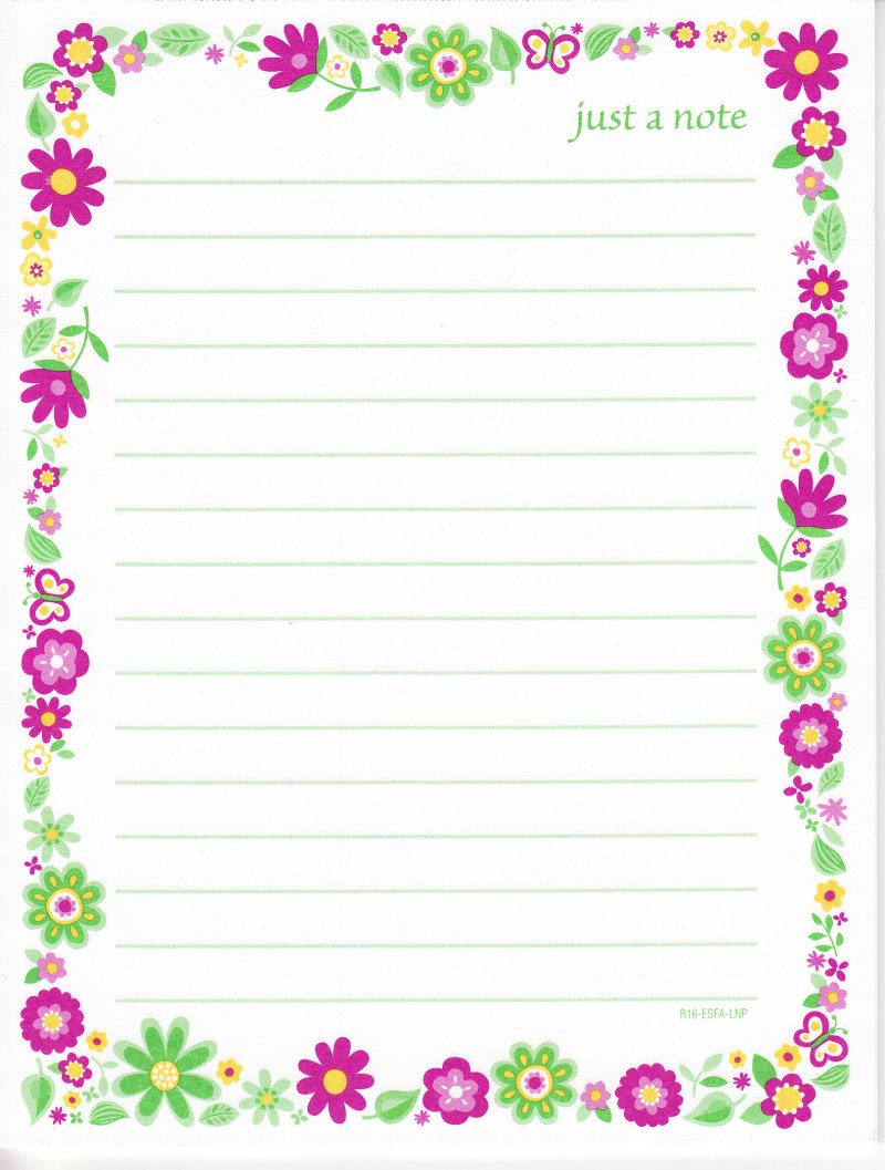 NP116-S1, 2016 Spring Seal Note Pad