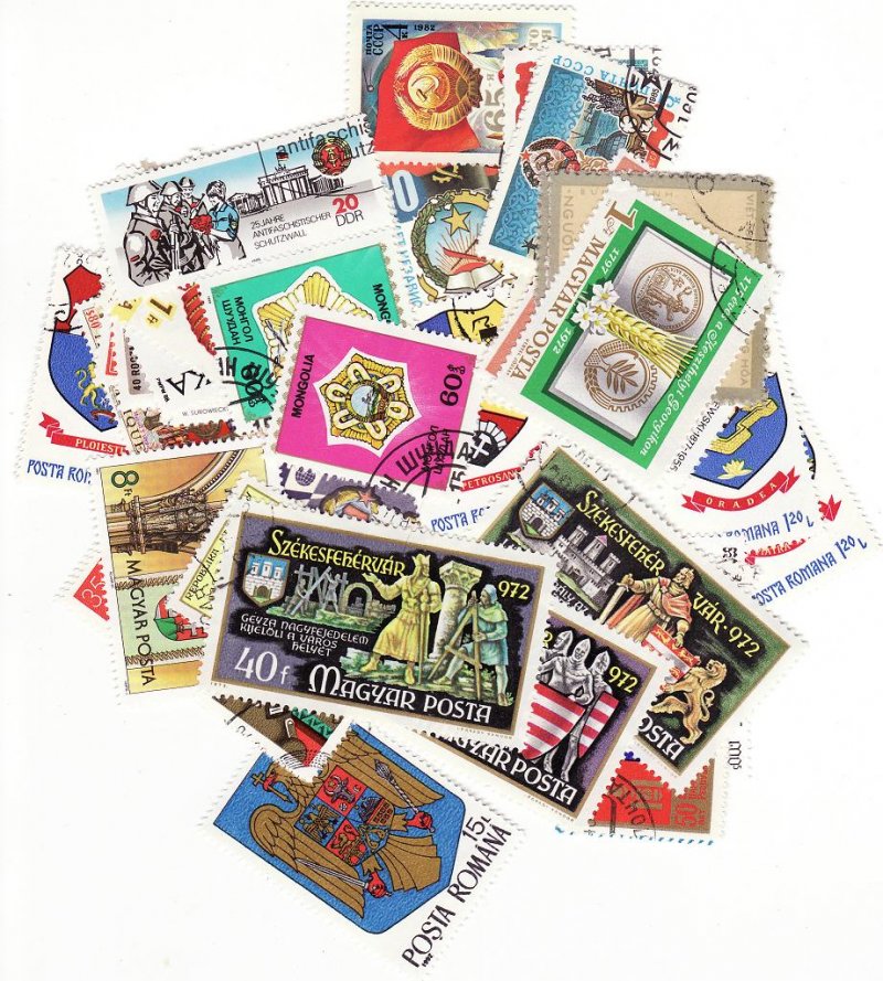 Coats of Arms on Stamps, Topical Stamp Packet, 50 different stamps