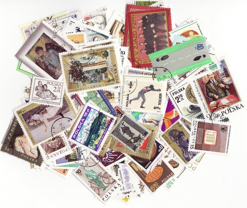 Poland Stamp Packet,  500 different stamps from Poland 