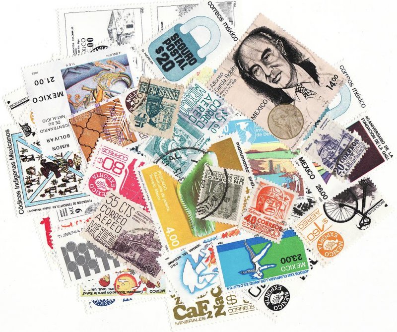  Mexico Stamp Packet, 400 different stamps from Mexico