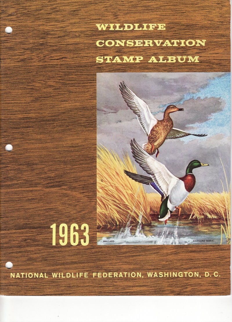 1963 National Wildlife Federation Annual Charity Seals Stamp Album