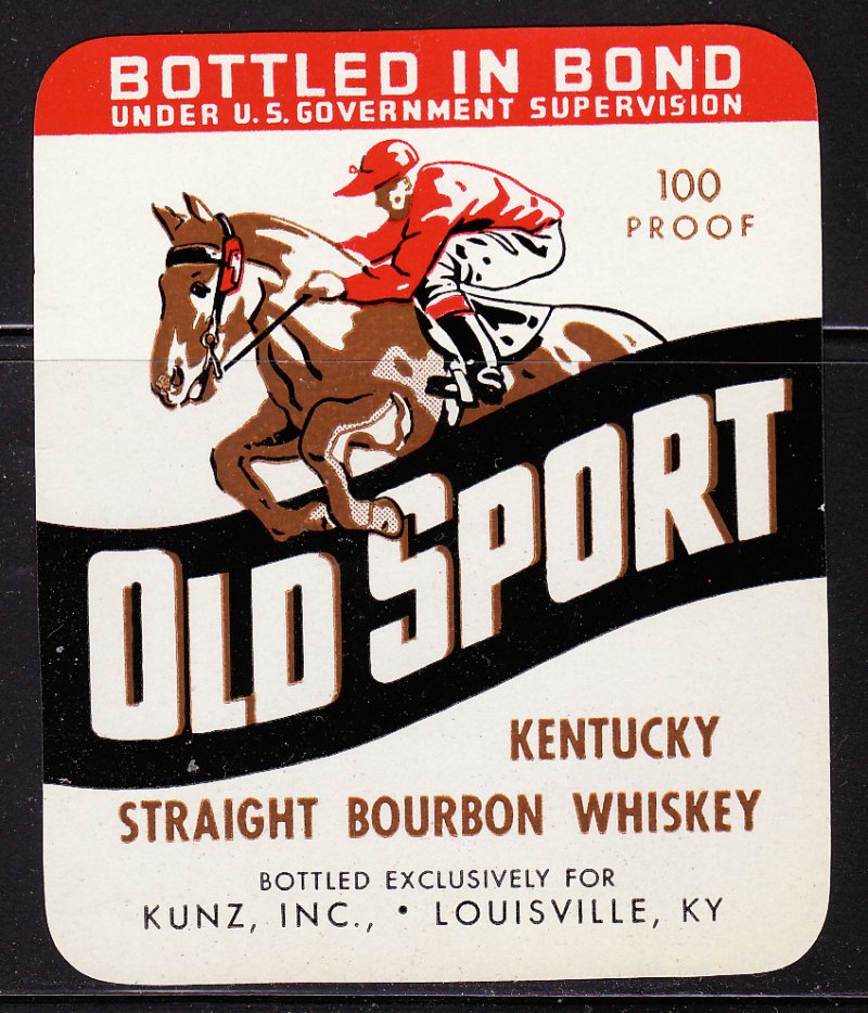 Old Sport Kentucky Straight Bourbon Whiskey Label