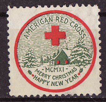  1911-1, WX7, 1911 U.S. Red Cross Christmas Seal, Type 1