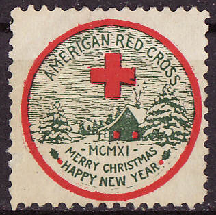  1911-1, WX7, 1911 U.S. Red Cross Christmas Seal, Type 1