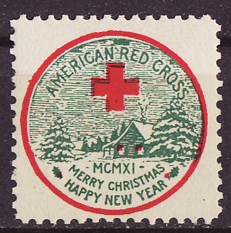  1911-2, WX8, 1911 U.S. Red Cross Christmas Seal, Type 2