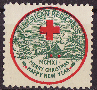  1911-2, WX8, 1911 U.S. Red Cross Christmas Seal, Type 2