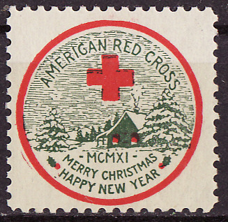  1911-1, WX7, 1911 U.S. Red Cross Christmas Seal, Type 1