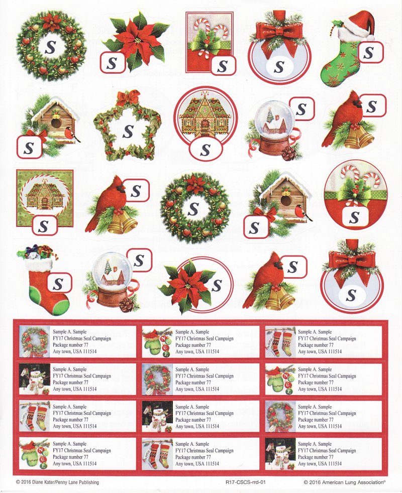 116-1.6x, 2106 ALA Christmas Seal Stickers & Labels, R17-CSCS-rrd-01