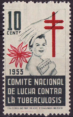 Mexico 11, 1953 Mexico TB Charity Seal