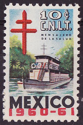 Mexico 18, 1960 Mexico TB Charity Seal