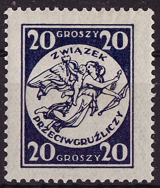 Poland 1.2, 1926 Poland TB Charity Seal