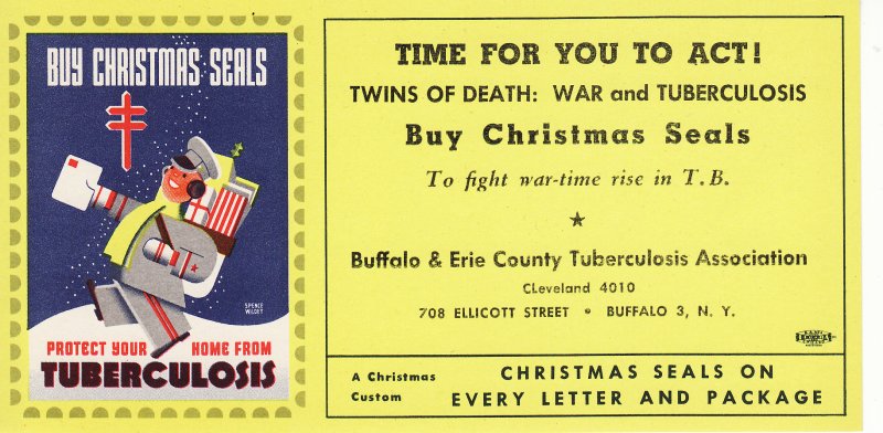 PI-1944, 1944 U.S. Christmas Seals, Buffalo Local Package Insert