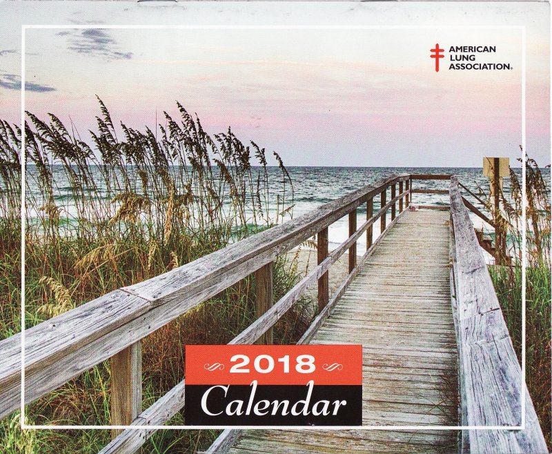 CL117-cal, 2018 American Lung Association (ALA) Scenic Calendar, R18-MWC534x7