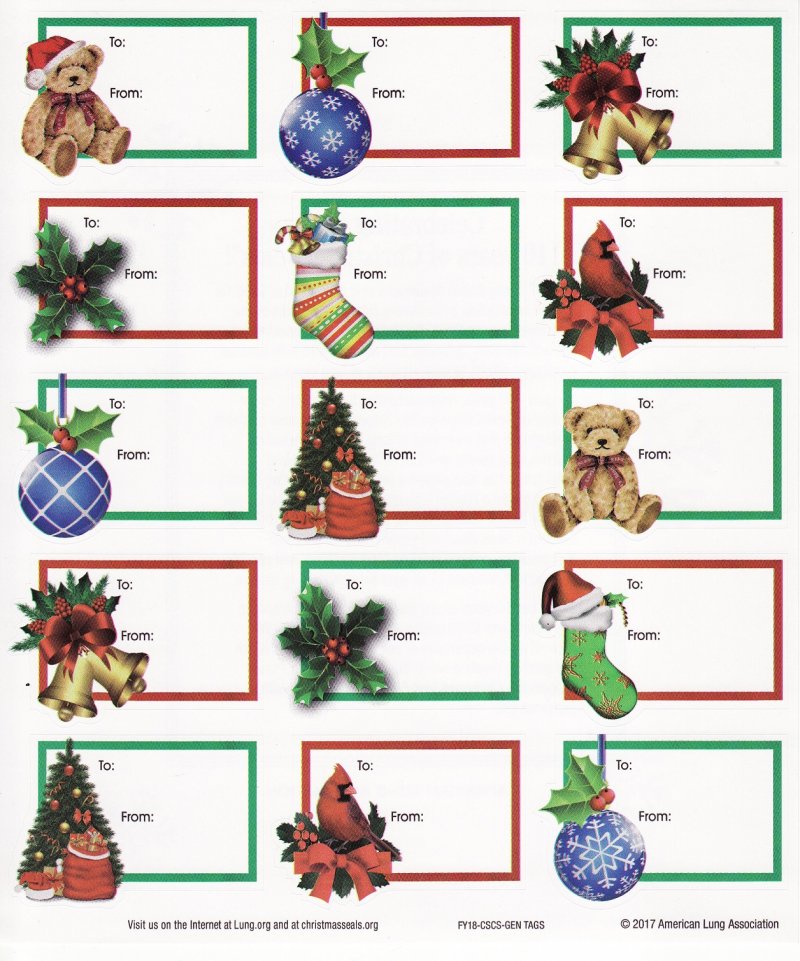 117-1.7x, 2017 ALA Christmas Designs Gift Tags, R18-CSCS-TAG-GEN