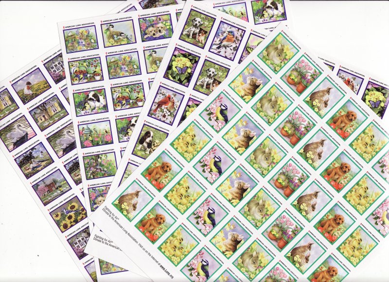   2014 ALA U.S. Spring Charity Seals, Sheet Collection