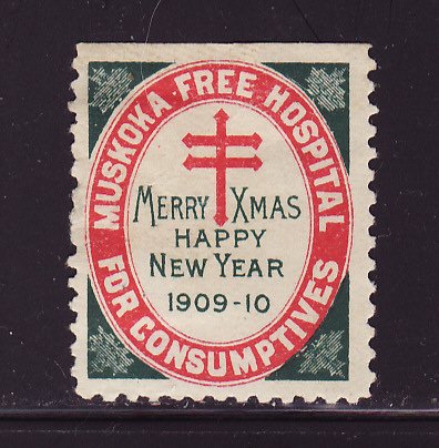 Canada 209, 1909-10 Muskoka Free Hospital Canada TB Charity Seal