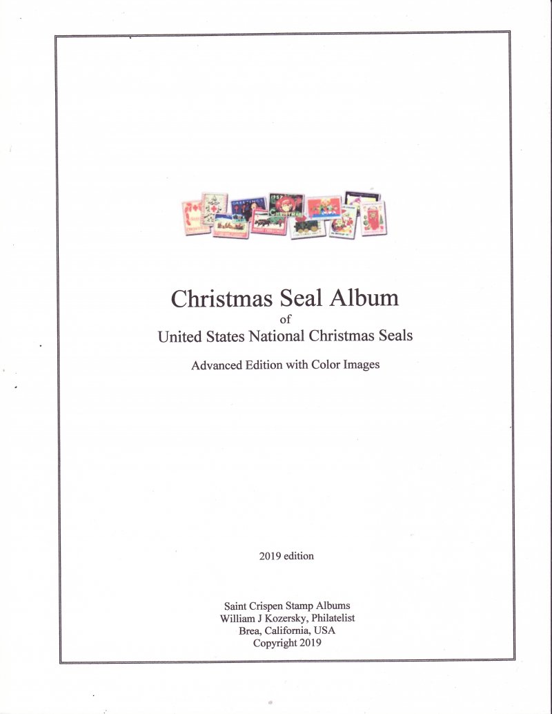   U.S. Christmas Seal Album, 1907-2024 Advanced Edition color images