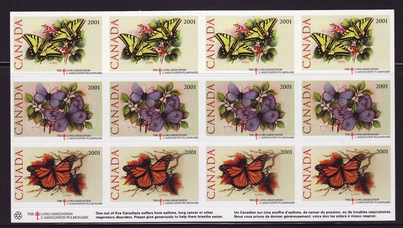 Canada 82Ddx, 2001 CLA Canada Spring Charity Seals Sheet