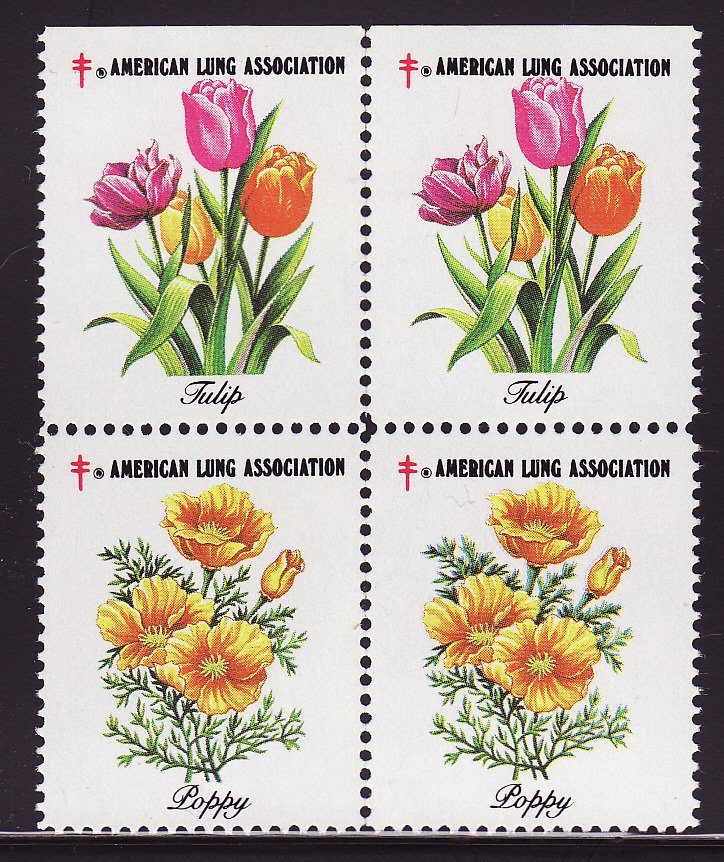 88-S2, 1988 ALA U.S. Spring Charity Seals Block, SE