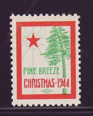 Chattanooga 373, 1944 Pine Breeze Sanatorium TB Charity Seal