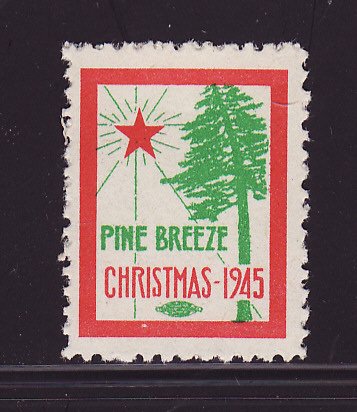 Chattanooga 374, 1945 Pine Breeze Sanatorium TB Charity Seal