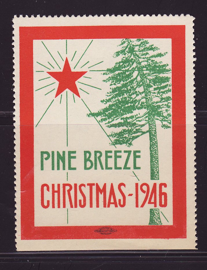 Chattanooga 375.2, 1946 Pine Breeze Sanatorium TB Charity Seal