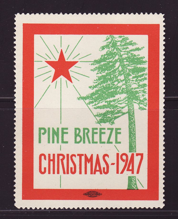 Chattanooga 376, 1947 Pine Breeze Sanatorium TB Charity Seal