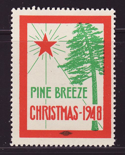 Chattanooga 377, 1948 Pine Breeze Sanatorium TB Charity Seal