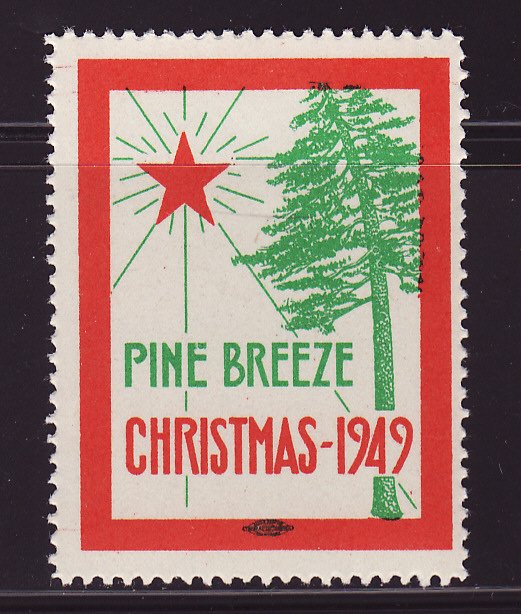 Chattanooga 378, 1949 Pine Breeze Sanatorium TB Charity Seal