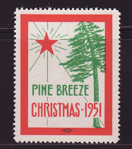 Chattanooga 380, 1951 Pine Breeze Sanatorium TB Charity Seal