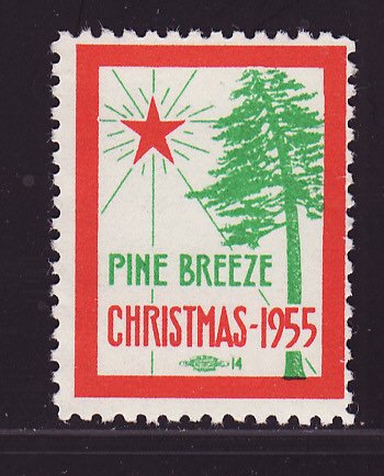 Chattanooga 384, 1955 Pine Breeze Sanatorium TB Charity Seal