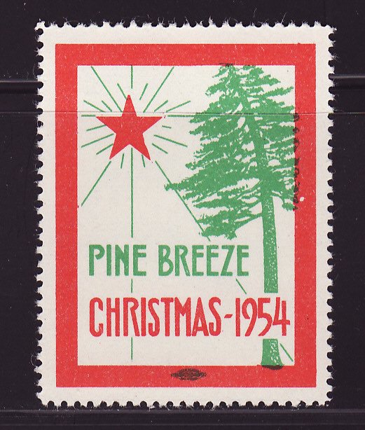 Chattanooga 383, 1954 Pine Breeze Sanatorium TB Charity Seal