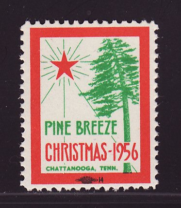 Chattanooga 385, 1956 Pine Breeze Sanatorium TB Charity Seal