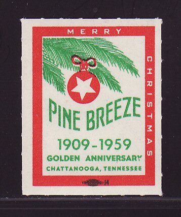 Chattanooga 388.2, 1959 Pine Breeze Sanatorium TB Charity Seal