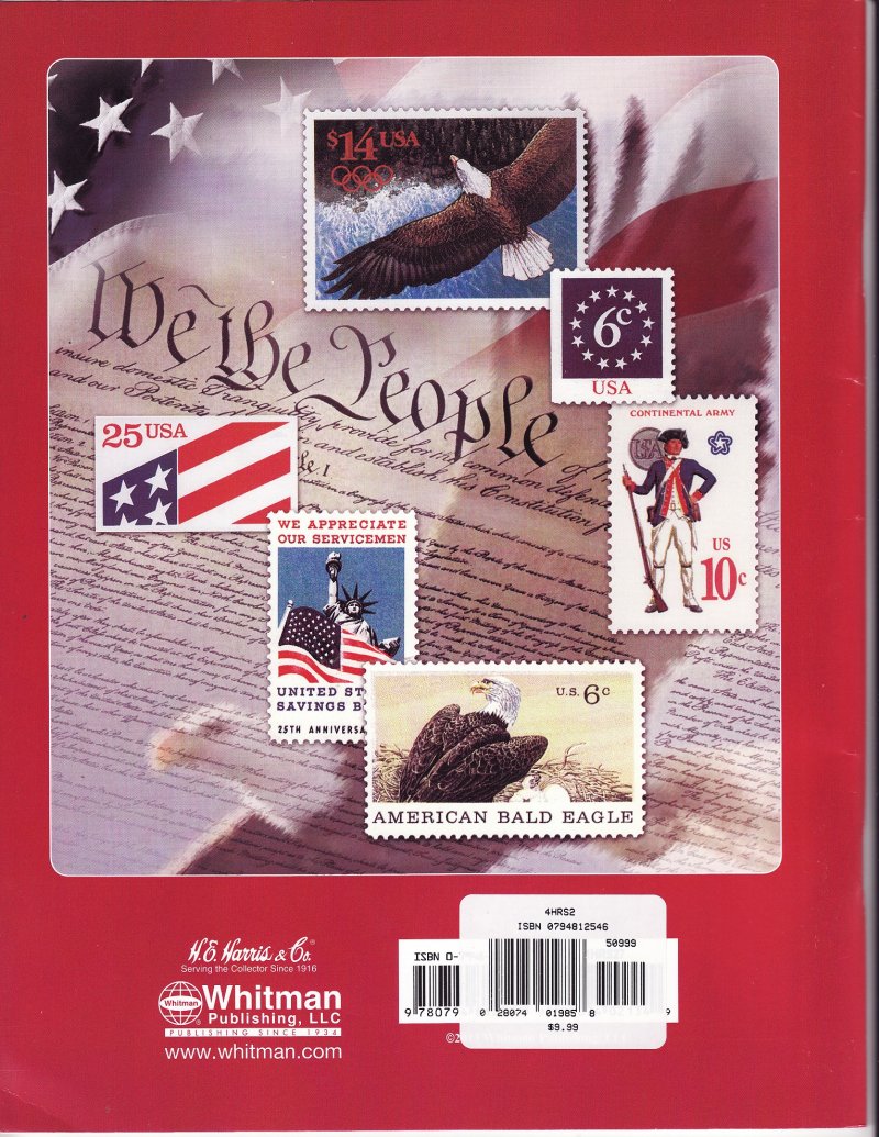 Harris Patriot U.S. Postage Stamp Album, back cover