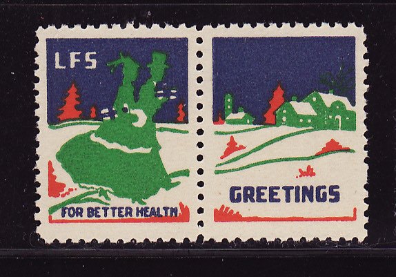 1946 League For Friendly Service TB Charity Seals