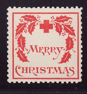   7-1,  WX1,  1907 U.S. Red Cross Christmas Seal, Type 1