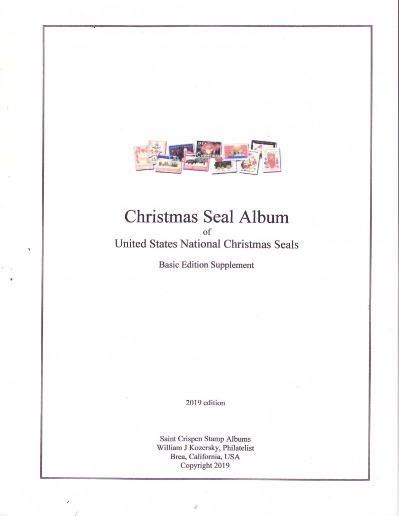 1907-2022 U.S. National Christmas Seal Stamp Album, Basic Edition ...