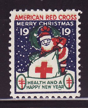 1919-1, WX24, 1919 American Red Cross Christmas Seal - Type I
