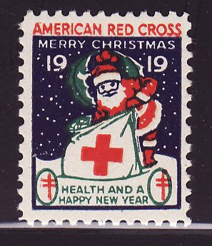 1919-1.4, WX24a, 1919 American Red Cross Christmas Seal - Type I