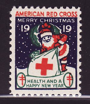 1919-1.9, WX24c, 1919 American Red Cross Christmas Seal - Type I