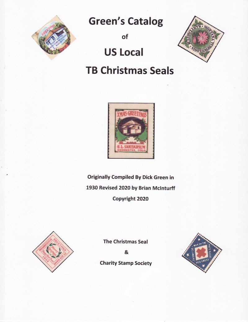  Green's Catalog, TB Seals, Part 2, U.S. Local TB Christmas Seals, 2020 ed.