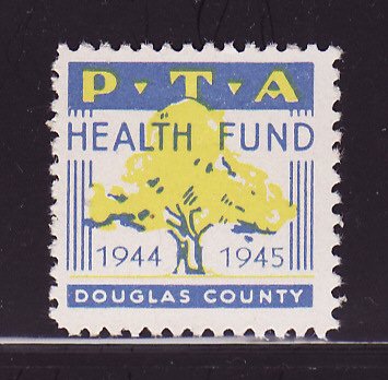 2.507, 1944 Douglas County PTA TB Charity Seal 